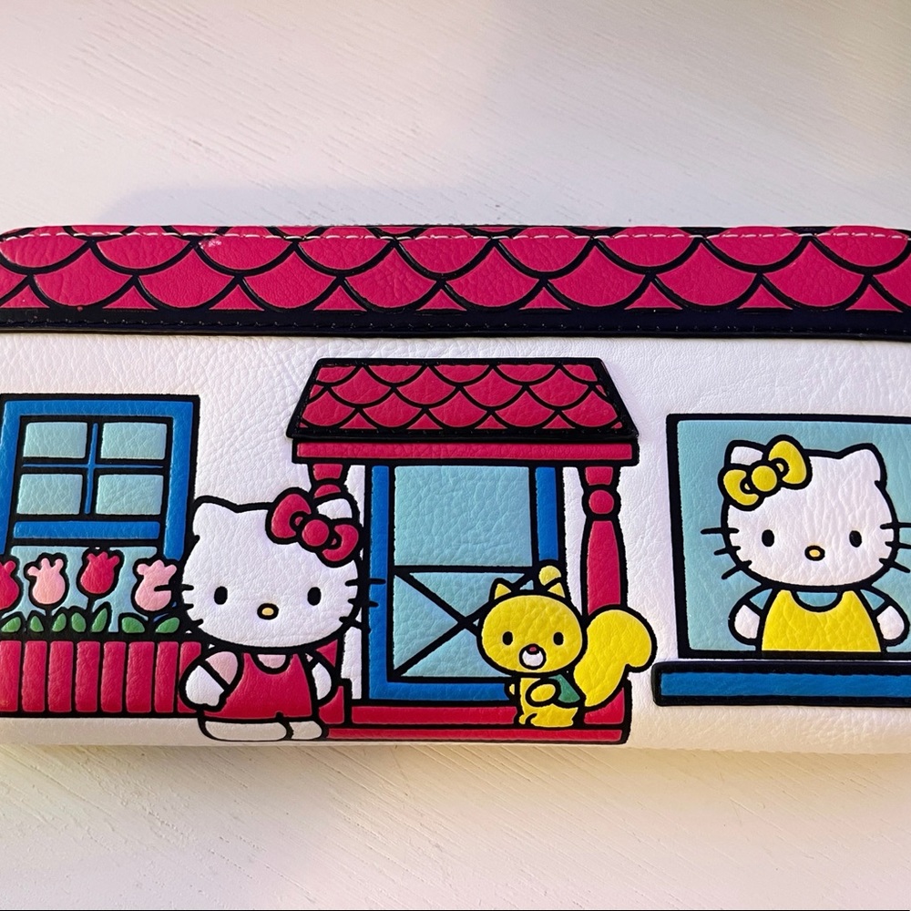 Loungefly Hello Kitty Embossed Wallet New